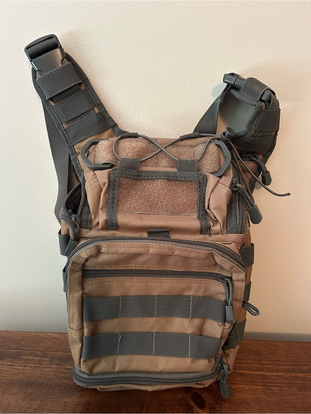 Tactical Sling Chest Bag - Brown